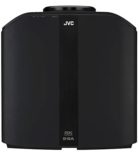 Front view of a JVC 8K D-ILA projector.