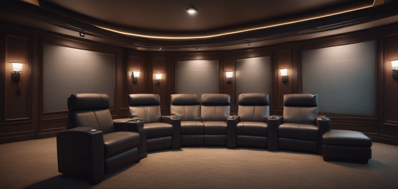 Home theater seating options