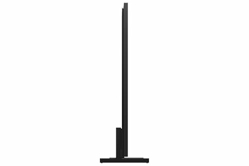Side view of a slim flat-screen TV